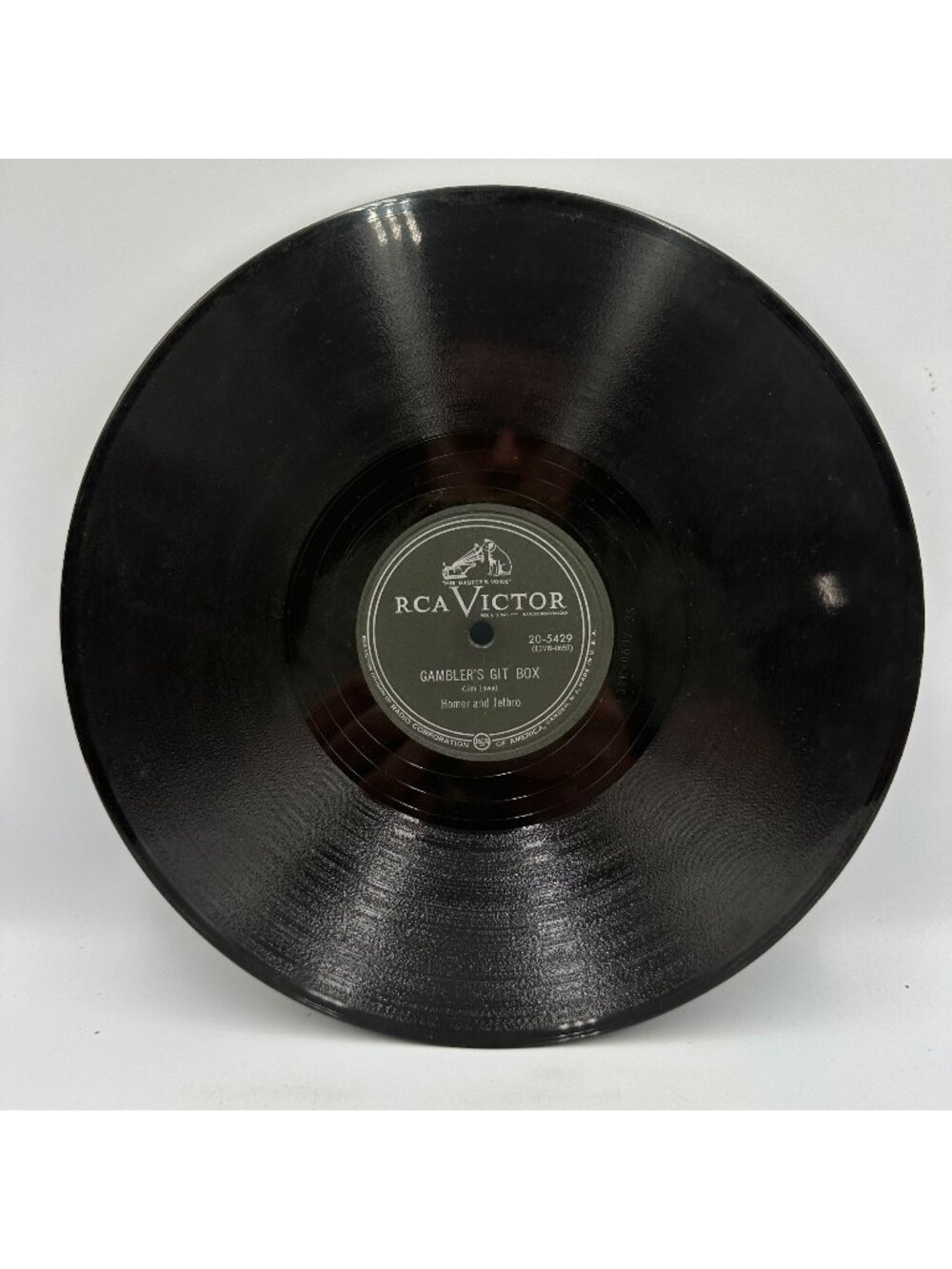 Homer And Jethro Gambler’s Git Box / Your Clobbered Heart 1950 78 RPM RCA Victor